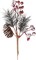 16 Inch Large Artificial Christmas Tree Picks – Assorted 12 Styles Holly Sprays with Pinecones & Leaves, Xmas Tree Filler Stems for Wreaths, Floral Arrangements & Winter Holiday Décor
